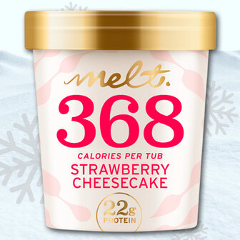 Melt 470ML POT Strawberry Cheesecake 368 (6x470ml)