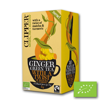 Clipper Ginger Twist Matcha Turmeric BIO (4x20st)