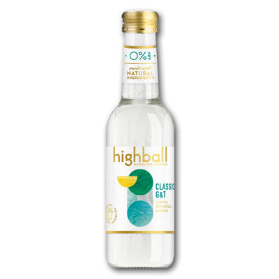 Highball Classic G&T Alcohol Free (12x250ml)