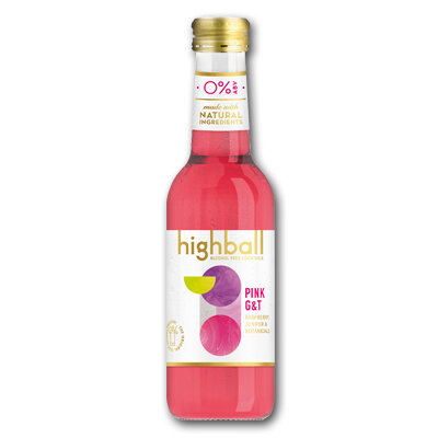 Highball Pink G&T Alcohol Free (12x250ml)
