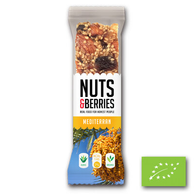 Nuts & Berries Bar Mediterran BIO (15x40gr)