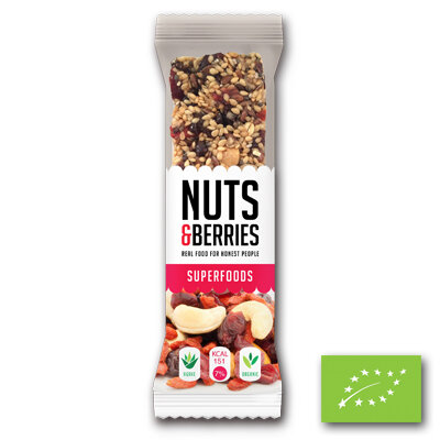 Nuts & Berries Bar Superfoods BIO (15x40gr)