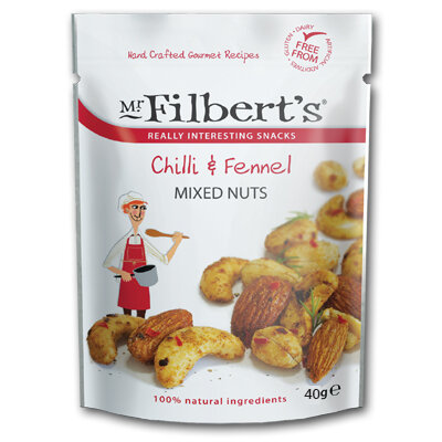 Mr Filberts Mixed Nuts Chilli & Fennel (20x40gr)