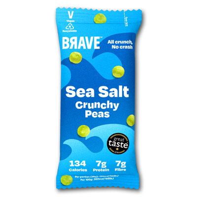 Brave Roasted Peas Sea Salt (12x35gr)