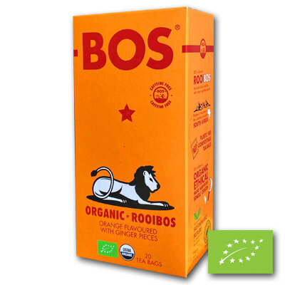 Bos Dry Tea Rooibos Orange Ginger BIO (12x20st)