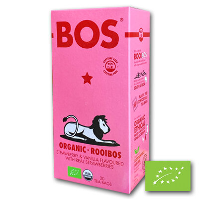 Bos Dry Tea Rooibos Strawberry Vanilla BIO (12x20st)