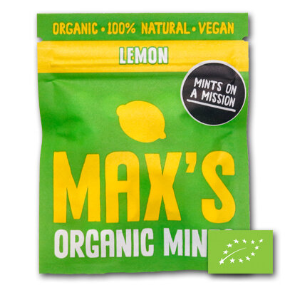 Max's Mints Lemon ZAKJE BIO (12x17gr)