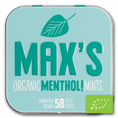 Max's Mints Menthol BLIKJE BIO (8x35gr)