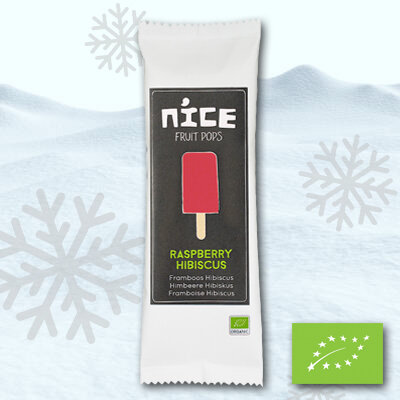 Nice IJs Stok Framboos Hibiscus BIO (24x70ml)