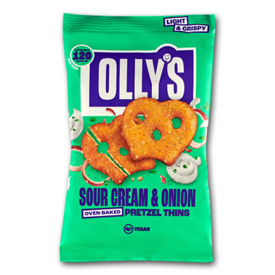 GROTE ZAK Olly's Pretzels Sour Cream & Onion (7x140gr)