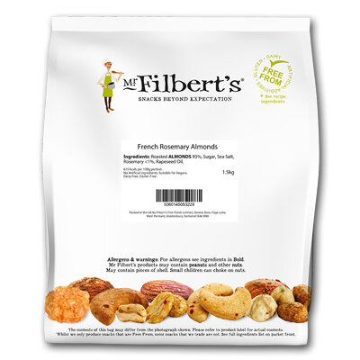 Mr Filberts BIG BAG French Rosemary Almonds (1x1,5kg)