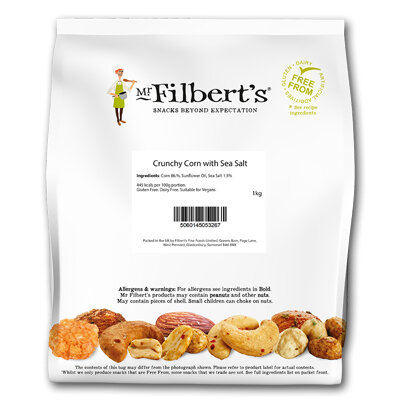 Mr Filberts BIG BAG Crunch Corn Sea Salt (1x1kg)