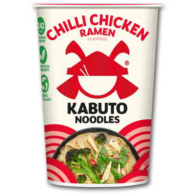 Kabuto Noodles Chilli Chicken Ramen (6x65gr)