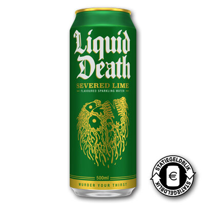 Liquid Death Severed Lime Sparkling Water (12x500ml)