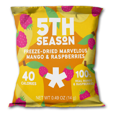 5th Season Freeze Dried Mango Raspberry (6x14gr)