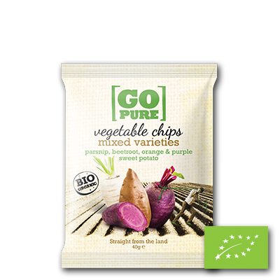 Go Pure Vegetable Chips Parsnip KLEIN BIO (15x40gr)