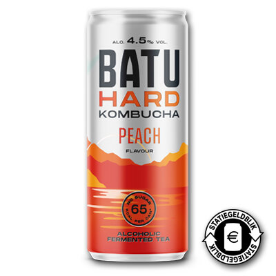 Batu Hard Kombucha Peach 4,5% BLIK (12x250ml)