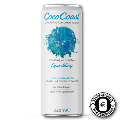Cococoast Sparkling Coconut Water (12x320ml)