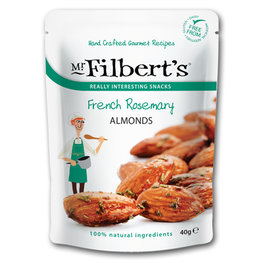 Mr Filberts French Rosemary Almonds (20x40gr) Mr Filberts French Rosemary Almonds (20x40gr)