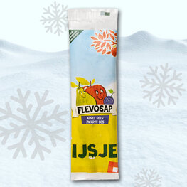 Flevosap IJs SINGLE Appel Peer Zwarte Bes (24x70ml)
