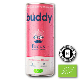 Buddy Pomegranate Hibiscus BIO (12x250ml) Buddy Pomegranate Hibiscus BIO (12x250ml)