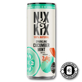 BLIK NIX&KIX Cucumber Mint (24x250ml) BLIK NIX&KIX Cucumber Mint (24x250ml)