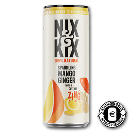 BLIK NIX&KIX Mango Ginger (24x250ml) BLIK NIX&KIX Mango Ginger (24x250ml)