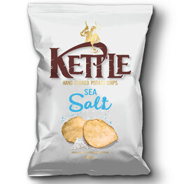 Kettle Chips Sea Salt GROOT (10x130gr) Kettle Chips Sea Salt GROOT (10x130gr)