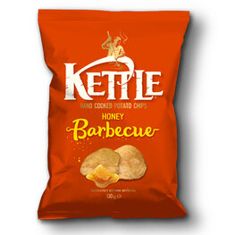 Kettle Chips Honey Barbecue GROOT (10x130gr) Kettle Chips Honey Barbecue GROOT (10x130gr)