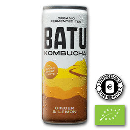 Batu Kombucha Ginger & Lemon BLIK BIO (12x250ml)