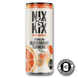 BLIK NIX&KIX Blood Orange Turmeric (24x250ml) BLIK NIX&KIX Blood Orange Turmeric (24x250ml)