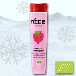Nice IJs Knijp Sinaasappel Framboos BIO (28x60ml)