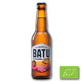 Batu Kombucha Passionfruit & Mango FLES BIO (12x330ml)