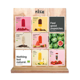 Nice IJs Houten Smakenbord + Smaakkaarten (1st)